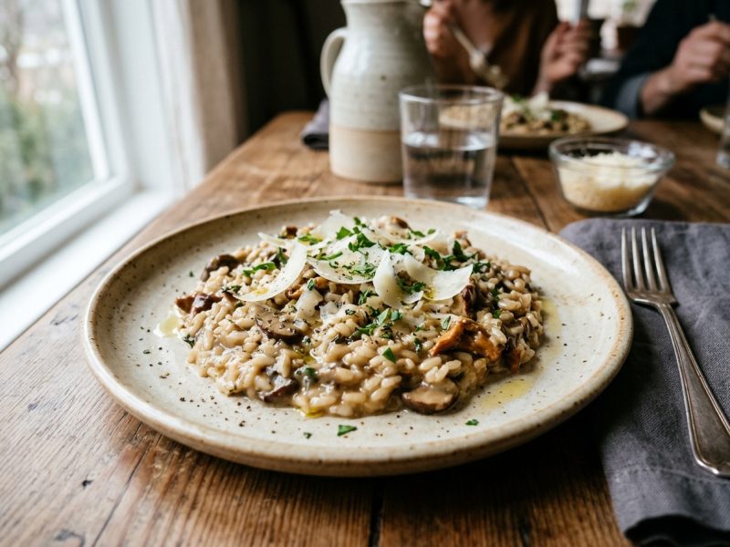 Risotto aux champignons